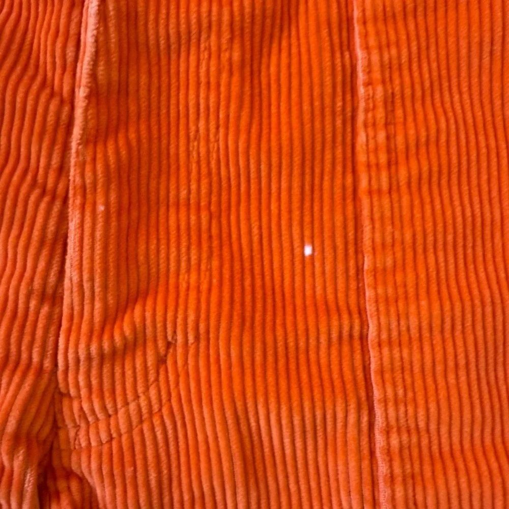 VTG Ocean Pacific OP‎ Mens Orange Corduroy Shorts Elastic Waist 30 32